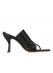 Chaussure de luxe femme GIA COUTURE X PERNILLE TEISBAEK Mule à talon Perni 02 en cuir noir