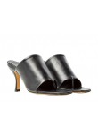 Chaussure de luxe femme GIA COUTURE X PERNILLE TEISBAEK Mule à talon Perni 02 en cuir noir