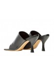 Chaussure de luxe femme GIA COUTURE X PERNILLE TEISBAEK Mule à talon Perni 02 en cuir noir