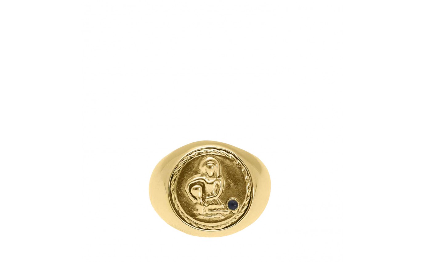 Visuel 1 : Collection Goossens Bordeaux | Bague Talisman Astro Verseau| Boutique de sac de Luxe Parenthese Bordeaux