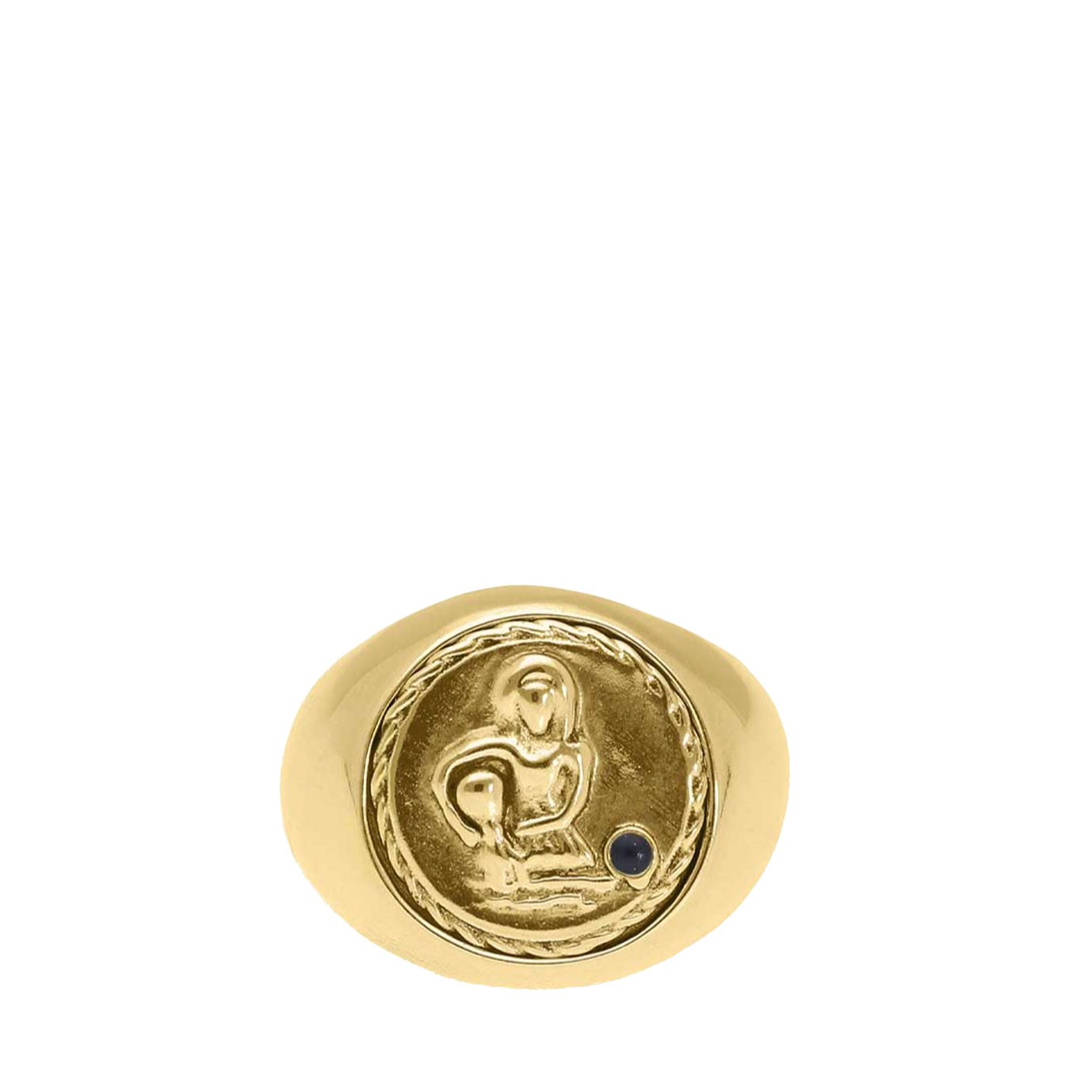 Visuel 1 : Collection Goossens Bordeaux | Bague Talisman Astro Verseau| Boutique de sac de Luxe Parenthese Bordeaux