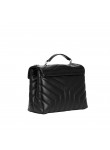 Visuel 2 : Saint Laurent| Sac Loulou Small Noir Argent | Boutique Parenthese