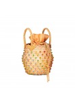 Visuel 2 : Lenine | Sac seau Nina beige | Boutique Parenthese