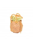 Visuel 2 : Lenine | Sac seau Nina vert et multicolor | Boutique Parenthese