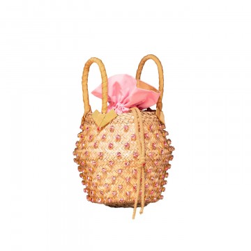 Visuel 2 : Lenine | Sac seau Nina rose | Boutique Parenthese
