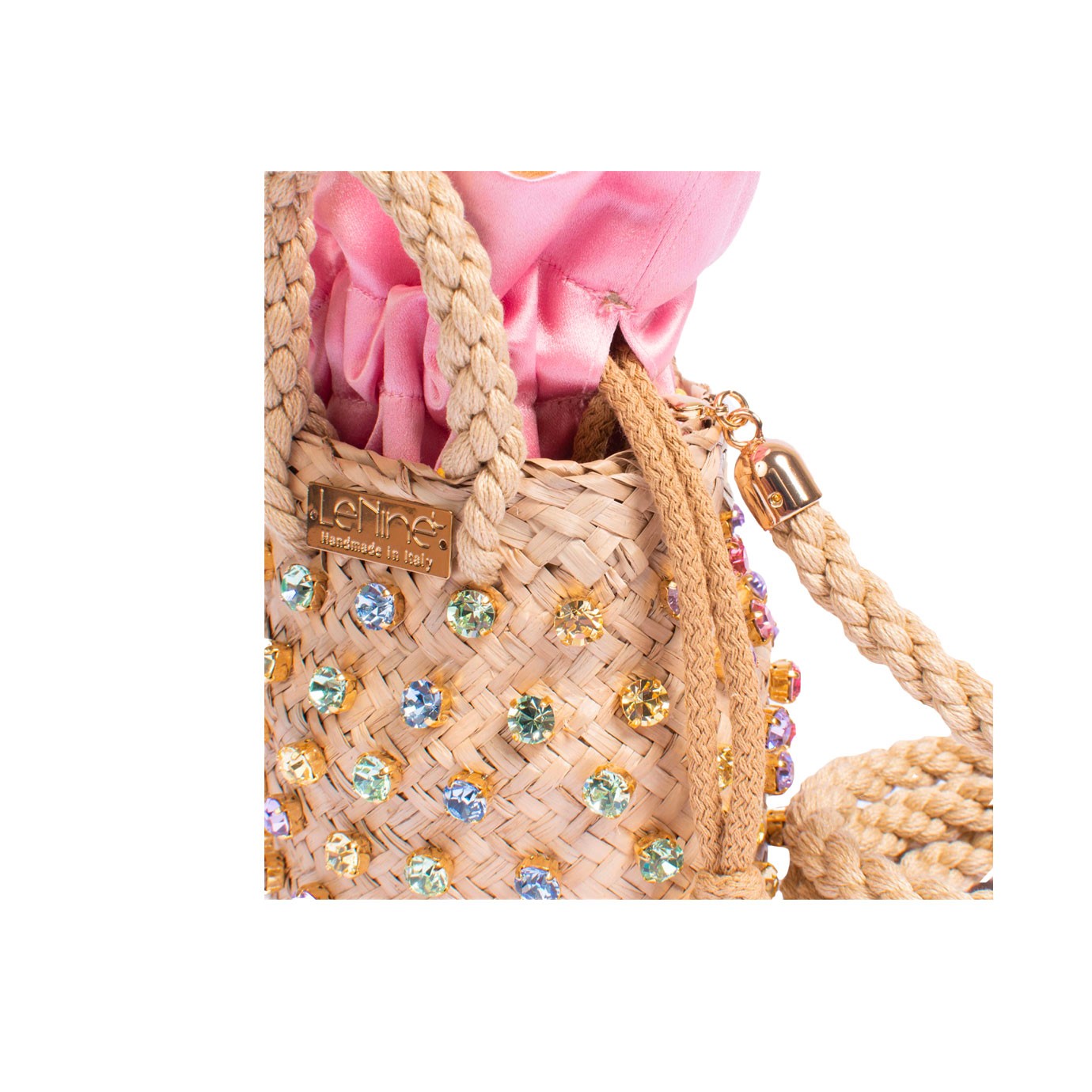 Visuel 3 : Lenine | Sac seau Nina Tiny rose | Boutique Parenthese