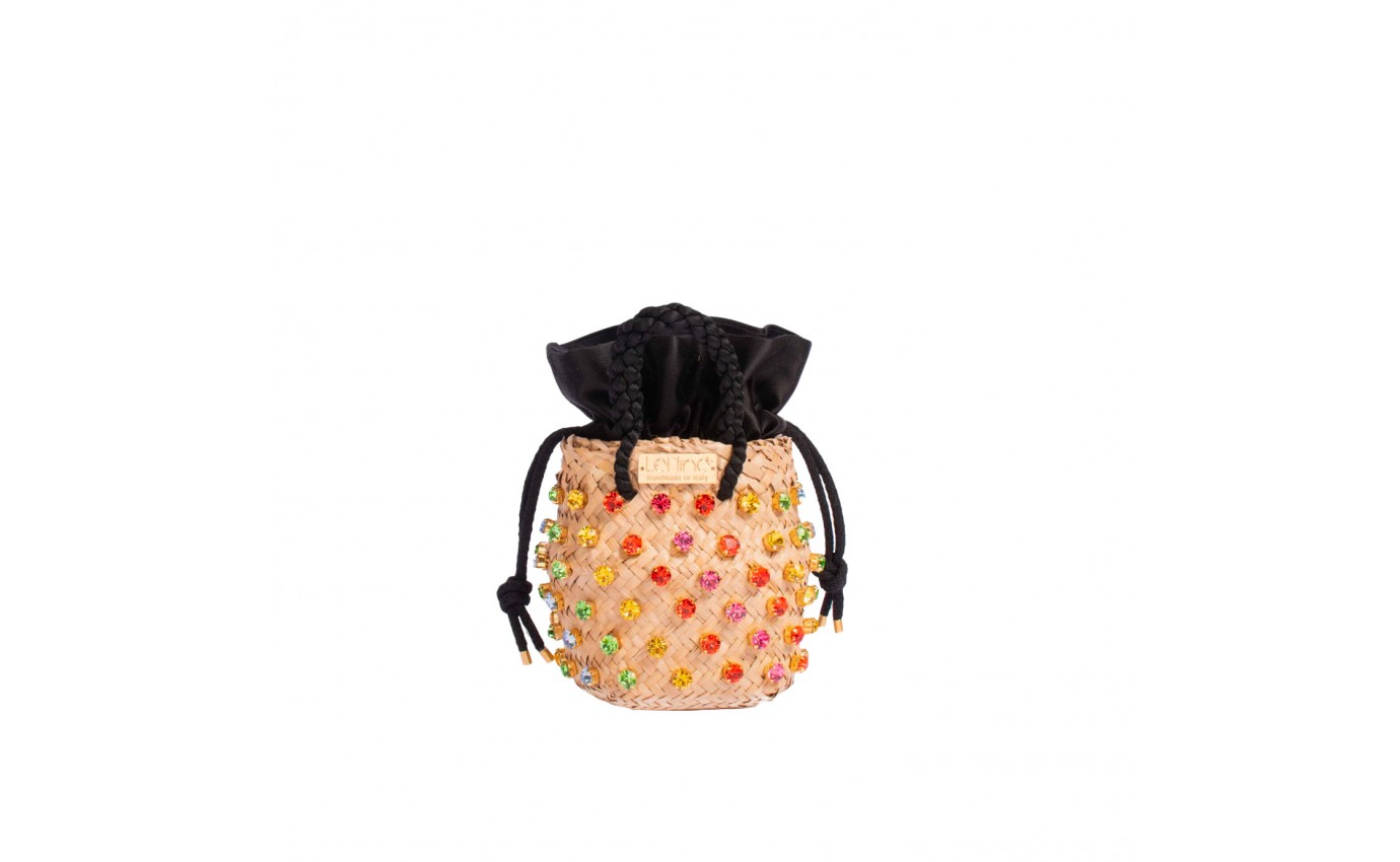 Visuel 1 : Lenine | Sac seau Nina Tiny noir | Boutique Parenthese