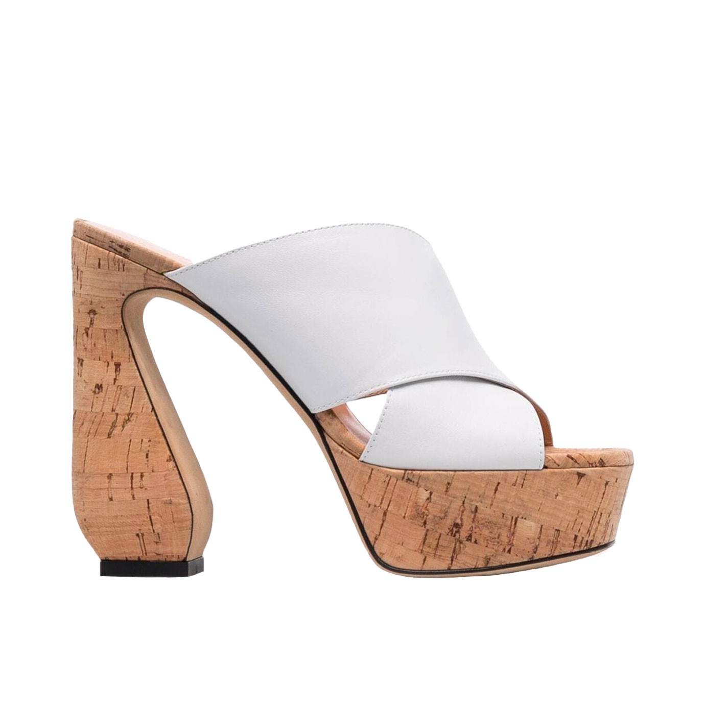 Visuel 1 : Si Rossi | Mule Si Rossi Blanc| Boutique Parenthese