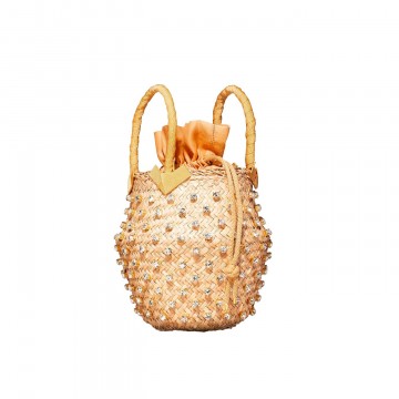 Visuel 2 : Lenine | Sac seau Nina beige | Boutique Parenthese