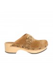 Visuel 1 : Sartore | Sabot Camel Daim | Boutique Parenthese