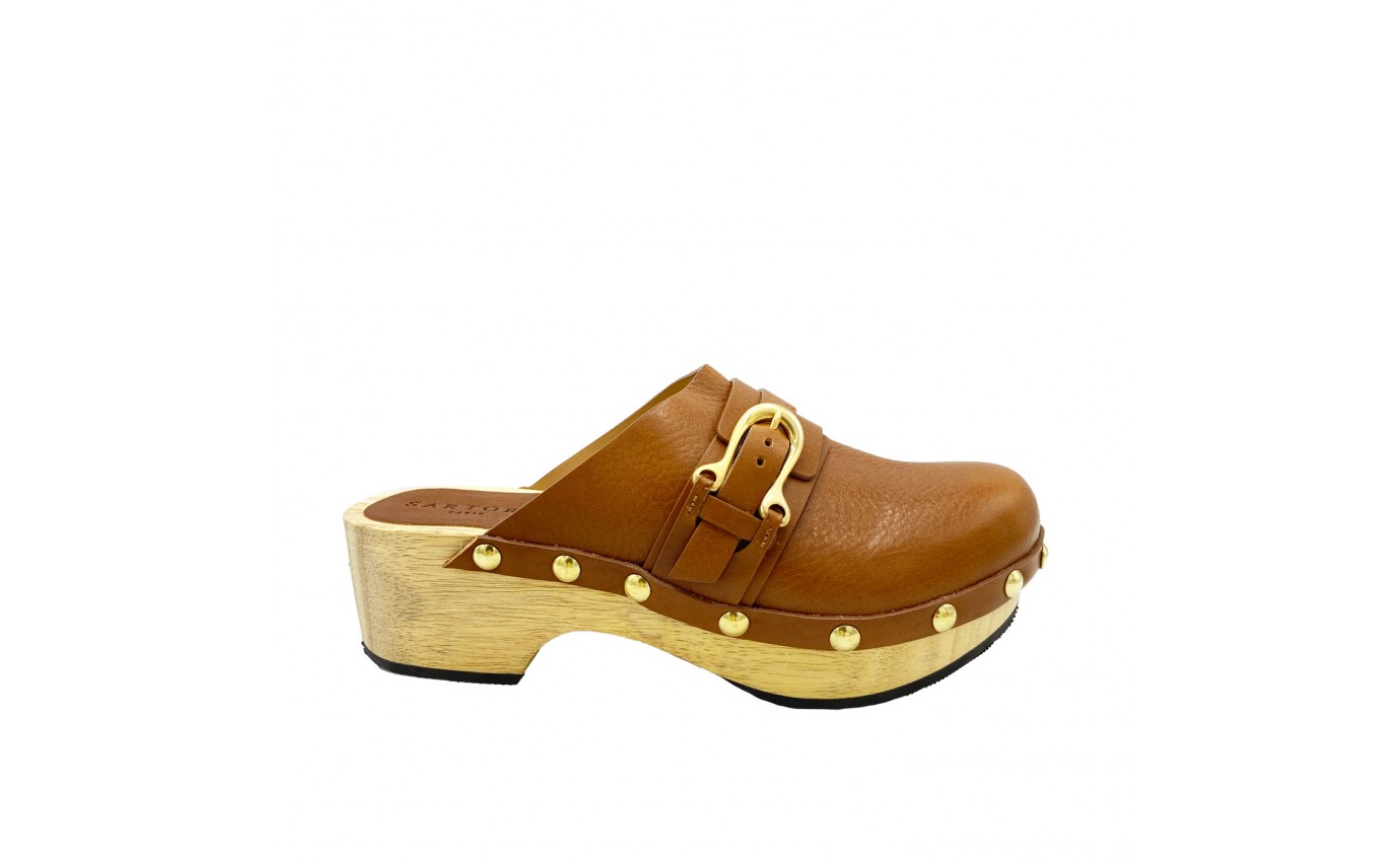 Visuel 1 : Sartore | Sabot en cuir Birque | Boutique Parenthese