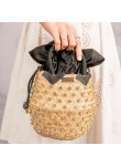 Visuel 3 : Lenine | Sac seau Nina noir | Boutique Parenthese