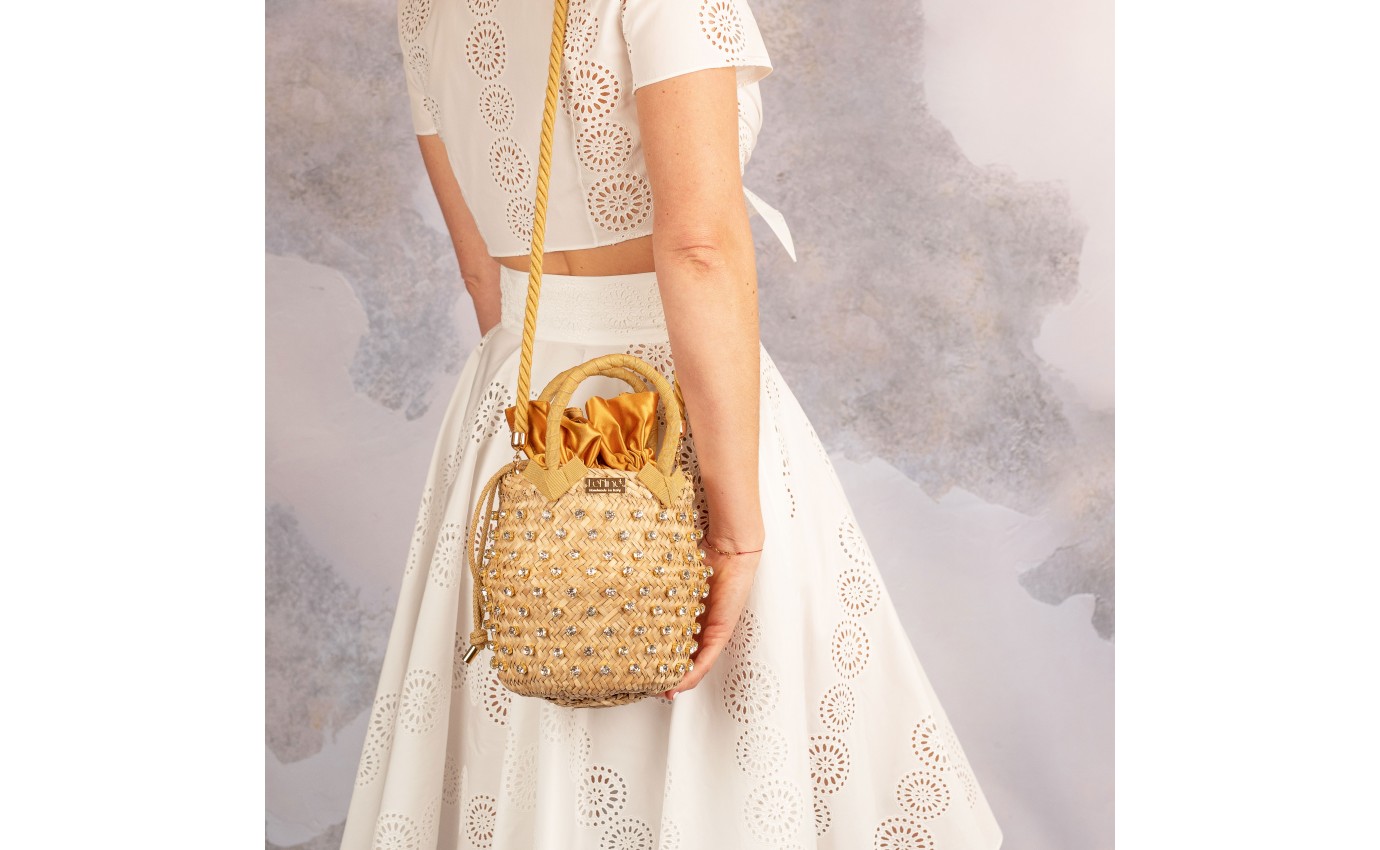 Visuel 4 : Lenine | Sac seau Nina beige | Boutique Parenthese