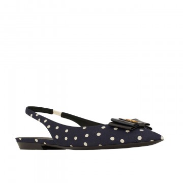 Visuel 2 : Saint Laurent| Ballerine à pois Anais | Boutique Parenthese