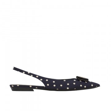 Visuel 1 : Saint Laurent| Ballerine à pois Anais | Boutique Parenthese