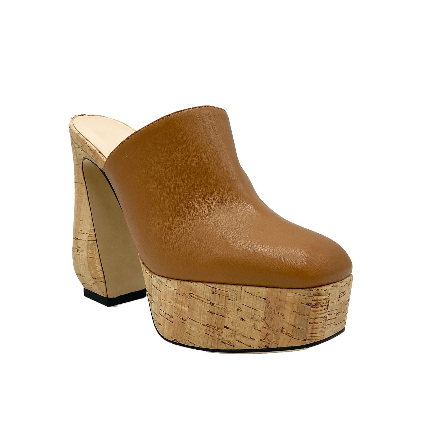 Visuel 1 : Si Rossi | Mule Si Rossi Camel| Boutique Parenthese