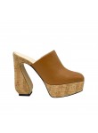Visuel 1 : Si Rossi | Mule Si Rossi Camel| Boutique Parenthese