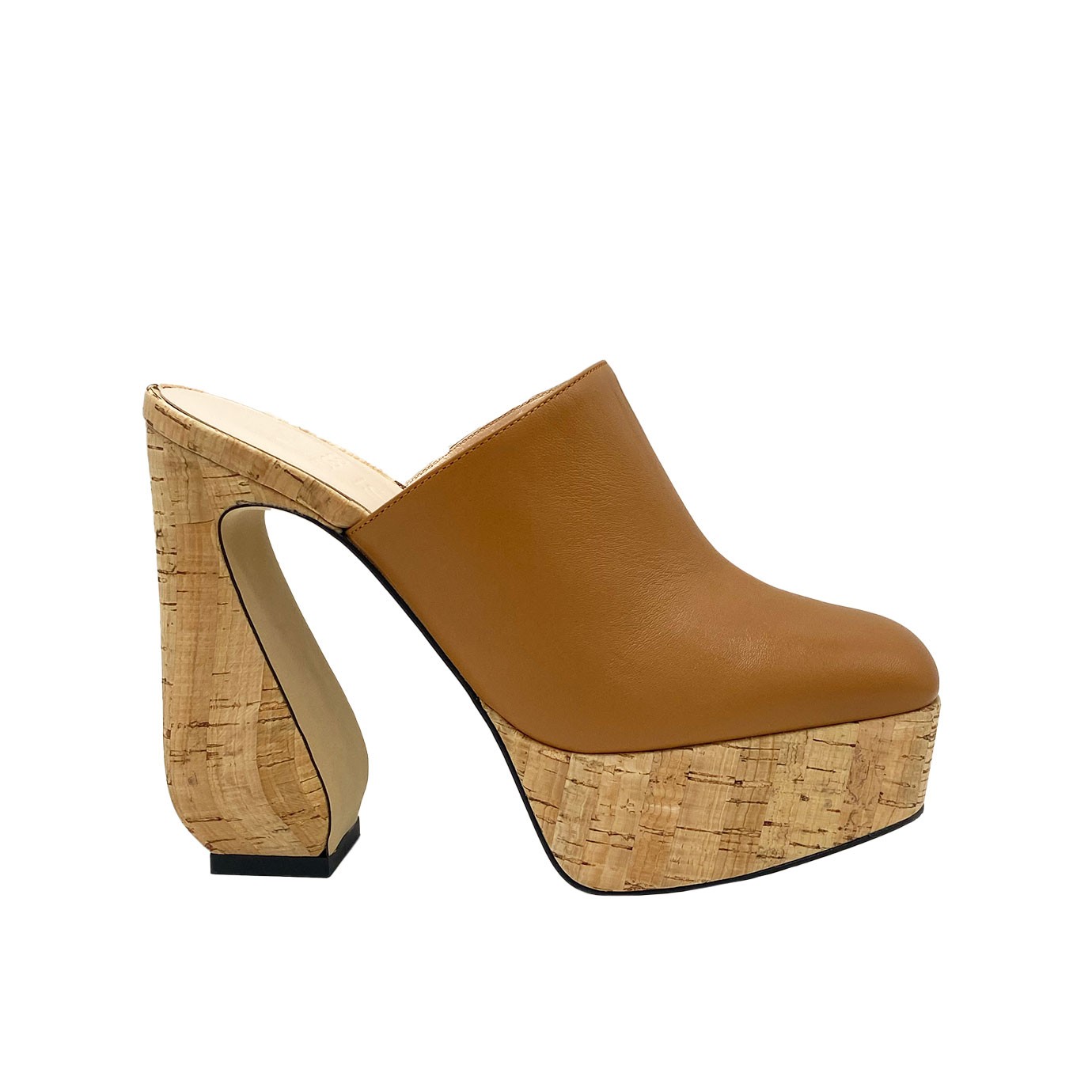 Visuel 1 : Si Rossi | Mule Si Rossi Camel| Boutique Parenthese
