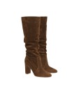 Visuel 2 : Collection Gianvito Rossi Bordeaux | Botte Glen Marron | Boutique de sac de Luxe Parenthese Bordeaux
