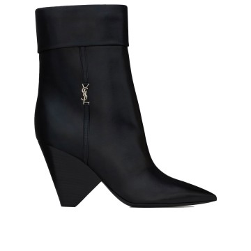 Visuel 1 : Collection Saint Laurent | Bottine Niki Noir | Boutique de sac de Luxe Parenthese Bordeaux