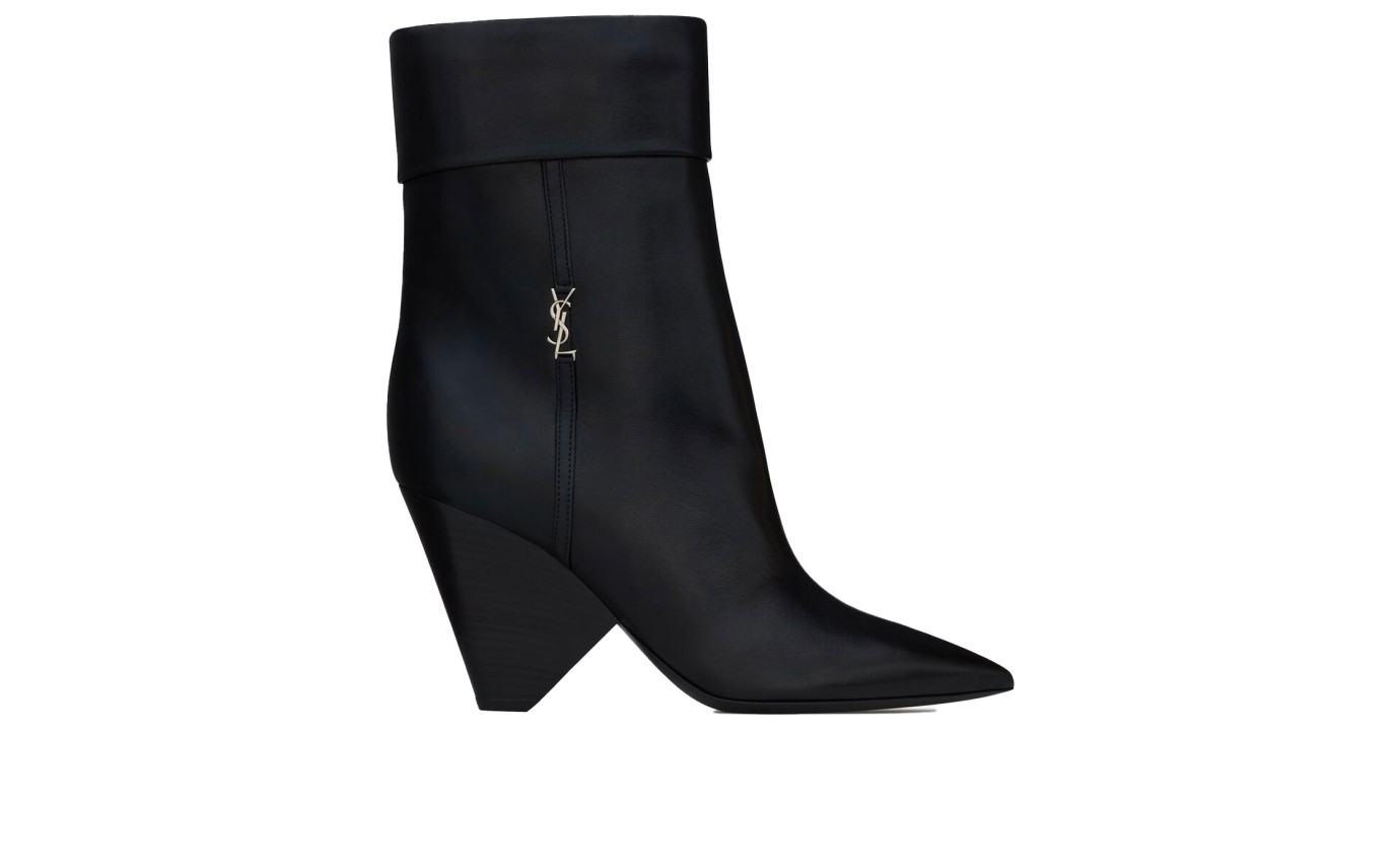 Visuel 1 : Collection Saint Laurent | Bottine Niki Noir | Boutique de sac de Luxe Parenthese Bordeaux