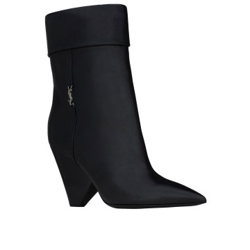 Visuel 3 : Collection Saint Laurent | Bottine Niki Noir | Boutique de sac de Luxe Parenthese Bordeaux