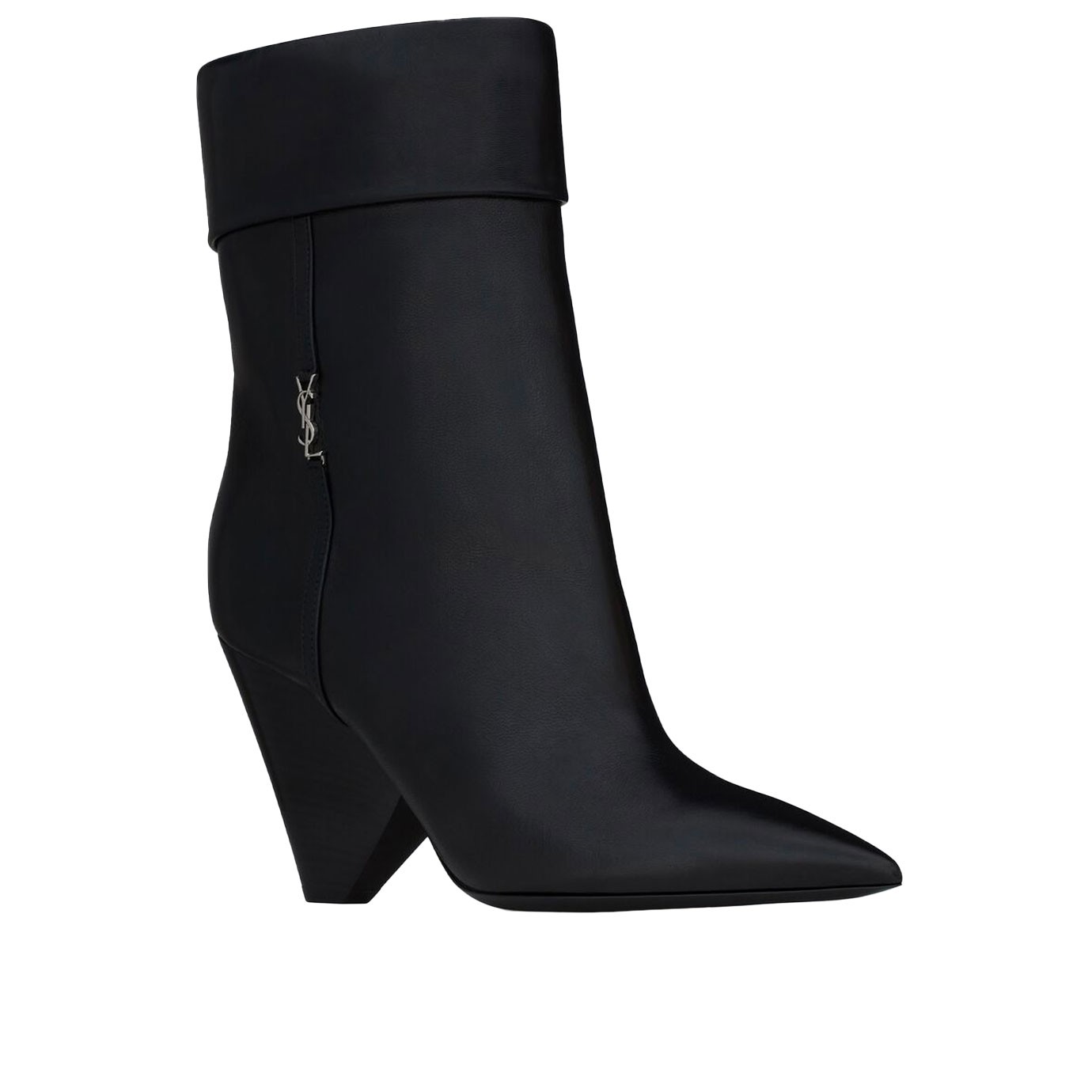 Visuel 3 : Collection Saint Laurent | Bottine Niki Noir | Boutique de sac de Luxe Parenthese Bordeaux