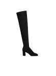 Visuel 1 : Collection Valentino Bordeaux | Cuissarde noir | Boutique de chaussures de Luxe Parenthese Bordeaux