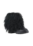 Visuel 2 : Collection Aquazurra Bordeaux | Boots Baby Its Cold Outside Noir | Boutique de sac de Luxe Parenthese Bordeaux