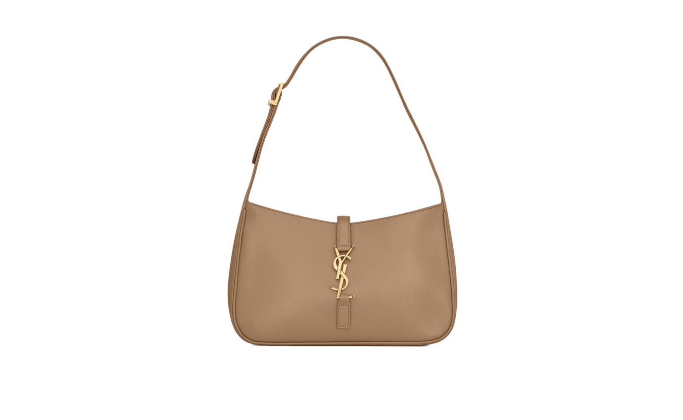 Visuel 1 : Collection Saint Laurent Bordeaux | Sac Hobo 5 A 7 taupe | Boutique de sac de Luxe Parenthese Bordeaux