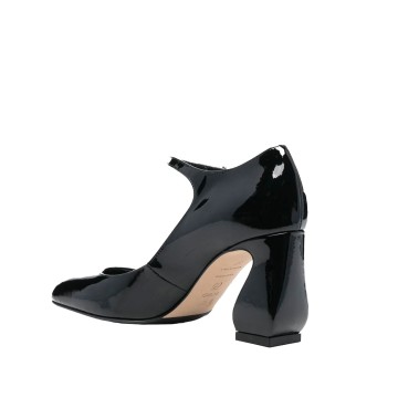 Visuel 3 : Collection Si Rossi Bordeaux | Mary Jane noir 8cm | Boutique de chaussures de Luxe Parenthese Bordeaux