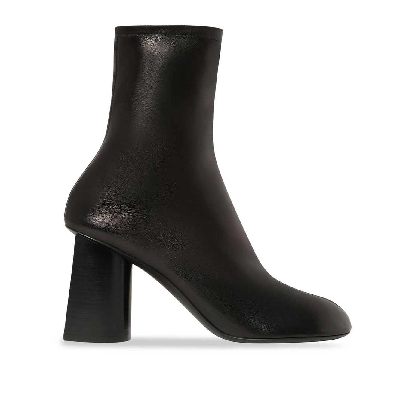 Visuel 1 : Collection Balenciaga Bordeaux | Bottine Glove en cuir noir | Boutique de chaussures de Luxe Parenthese Bordeaux