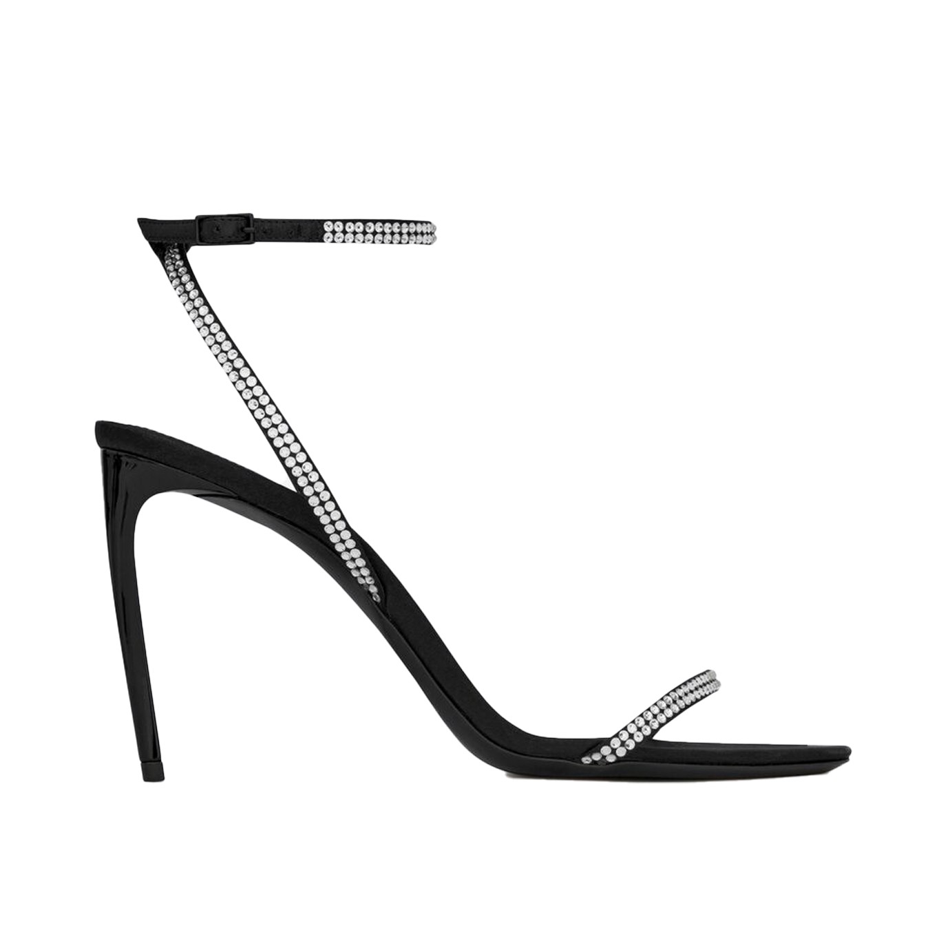 Visuel 1 : Collection Saint Laurent Bordeaux | Sandale Georgia strass| Boutique de chaussures de Luxe Parenthese Bordeaux