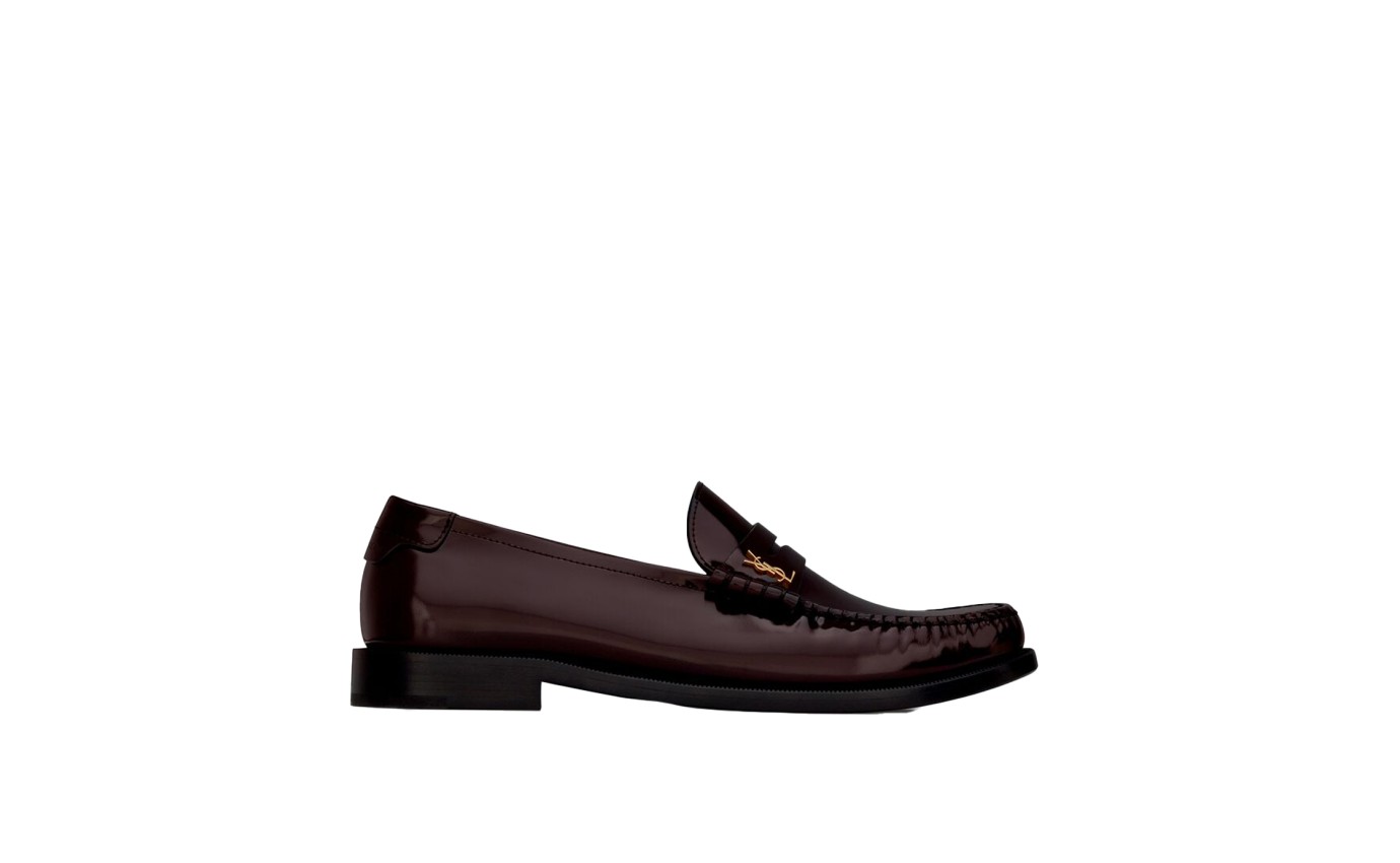 Visuel 1 : Collection Saint Laurent Bordeaux | Mocassin bordeaux | Boutique de sac de Luxe Parenthese Bordeaux