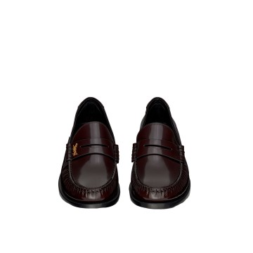 Visuel 3 : Collection Saint Laurent Bordeaux | Mocassin bordeaux | Boutique de sac de Luxe Parenthese Bordeaux