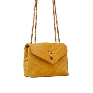 Visuel 2  : Collection Saint Laurent Bordeaux | Sac Loulou Small Yellow Chartreuse| Boutique de sac de Luxe Parenthese Bordeaux